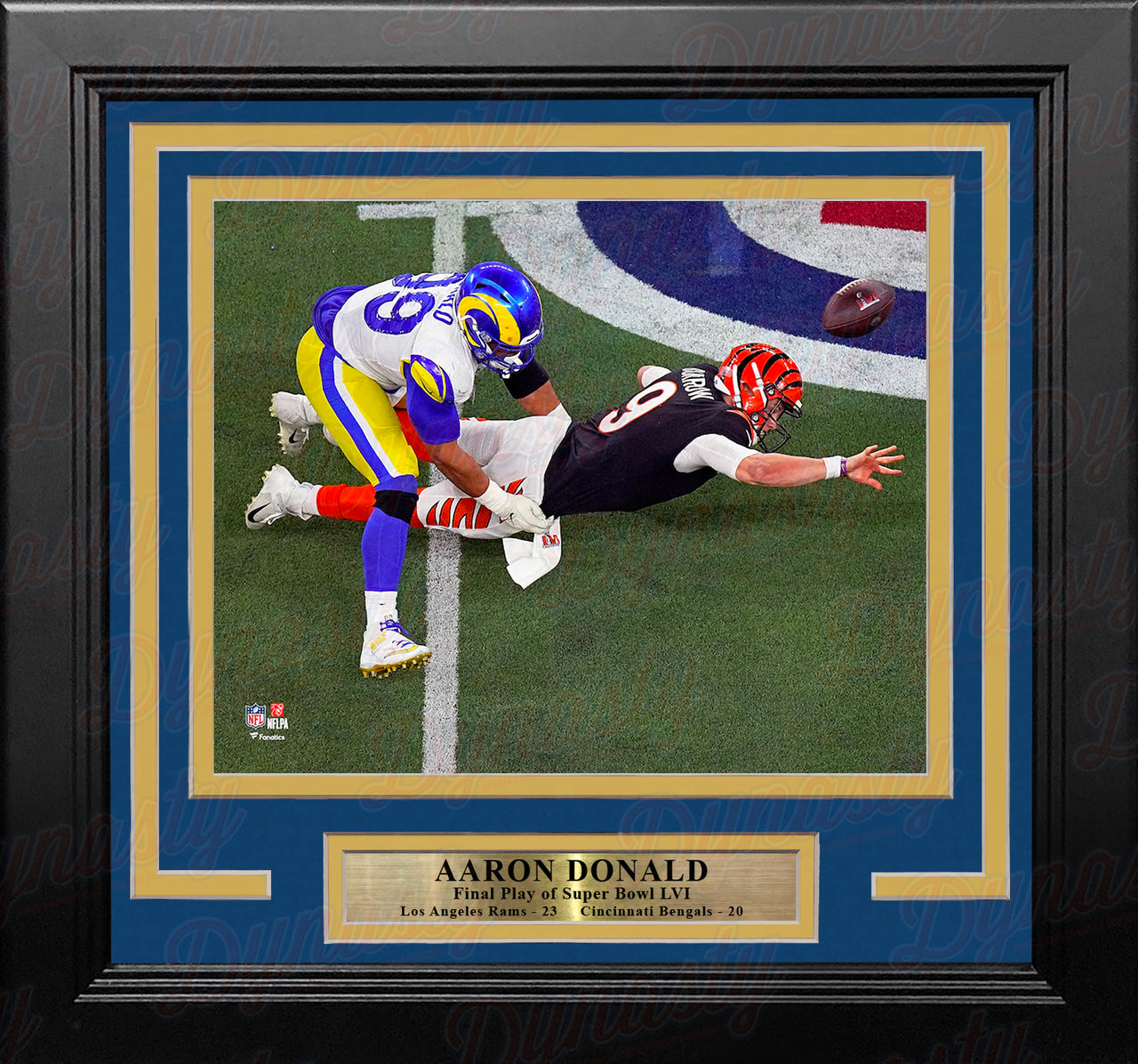Cooper Kupp Los Angeles Rams Unsigned Super Bowl LVI Game-Winning Touchdown Catch Photograph