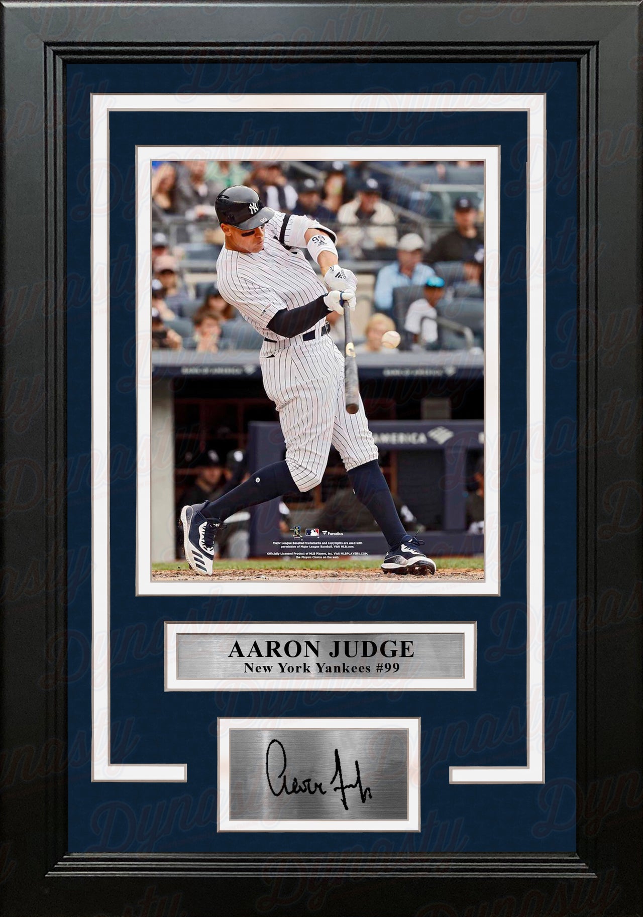 Giancarlo Stanton & Aaron Judge Celebration NY Yankees 8x10 Framed Photo  with Engraved Autographs - Dynasty Sports & Framing