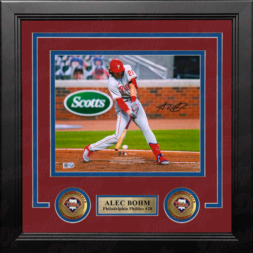 Alec Bohm Philadelphia Phillies Autographed 11 x 14 Framed Blackout  Baseball Photo - Dynasty Sports & Framing