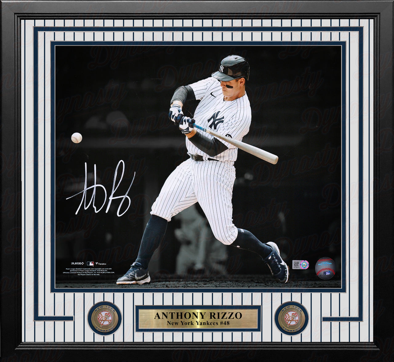 Aaron Judge signed 16x20 photo framed Yankees coin autograph