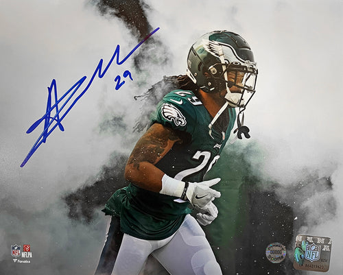 Avonte Maddox in the Smoke Philadelphia Eagles Autographed 8 x 10 Framed  Football Photo