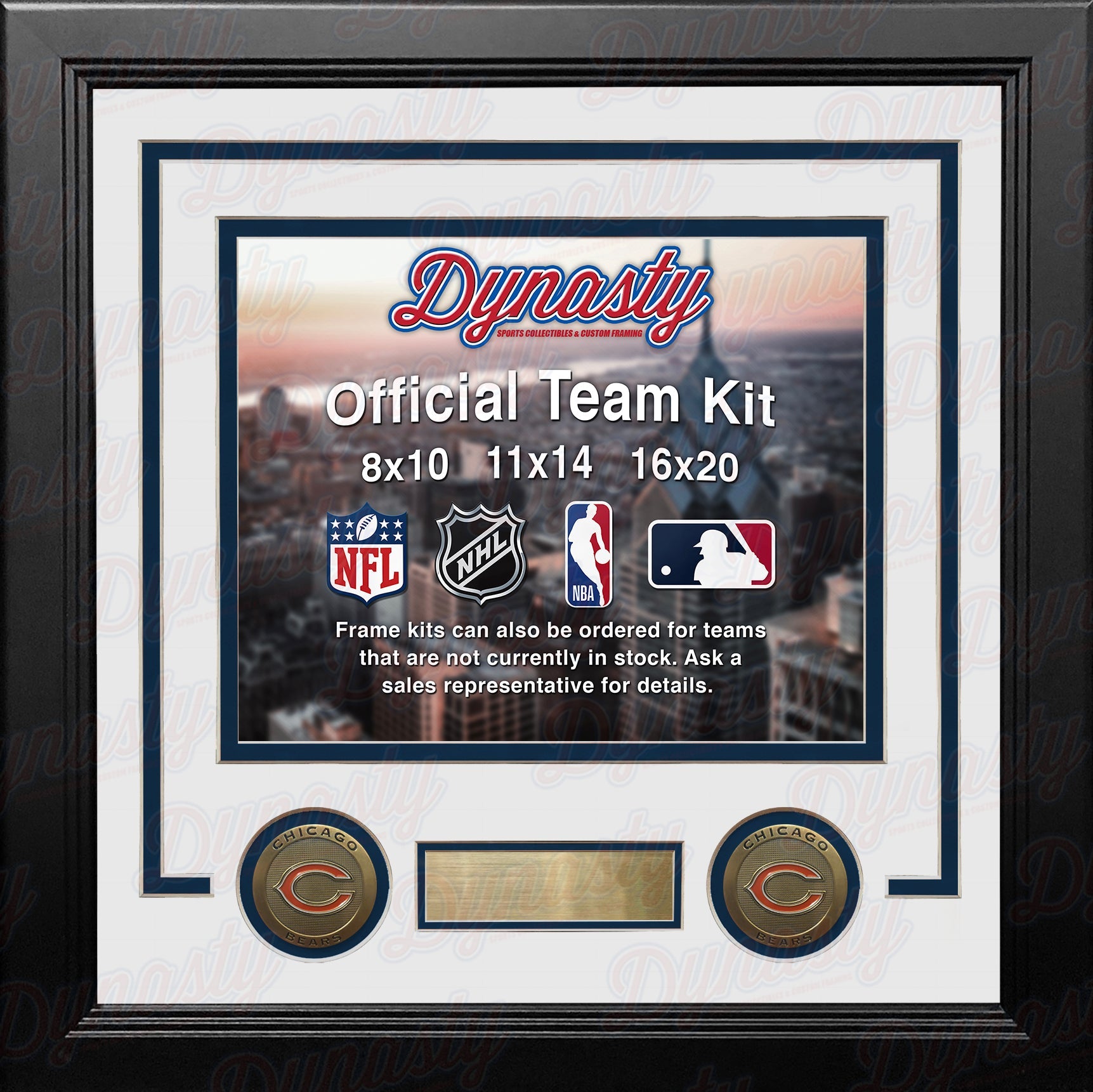 Framed Chicago Bears All-Time Greats Facsimile Laser Engraved Signature  Auto 12x15 Football Photo Collage - Hall of Fame Sports Memorabilia