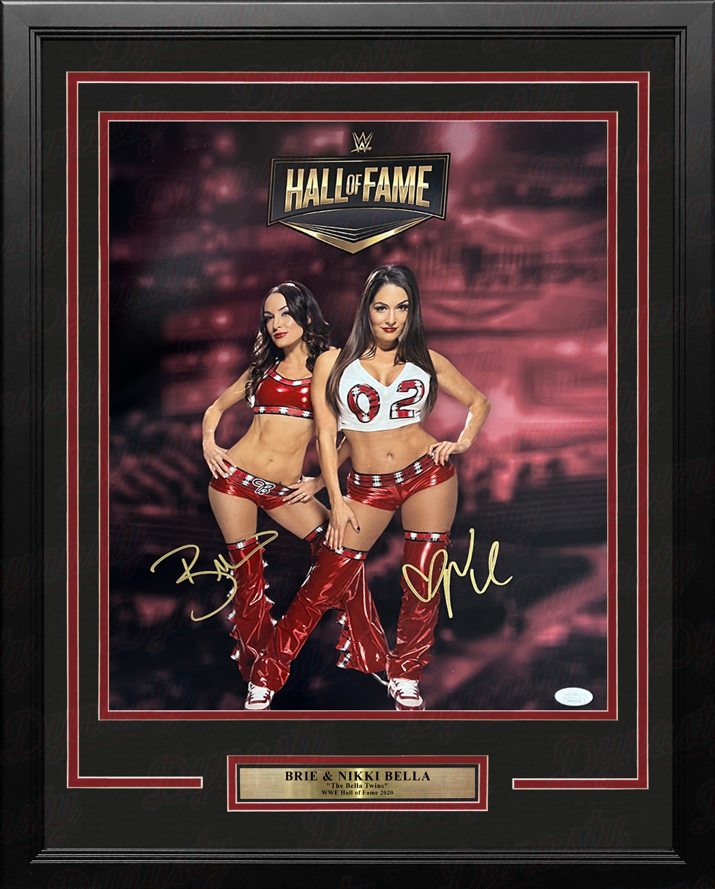 WWE Exclusive The Bella Twins Brie & Nikki Signed 8x10 Photo