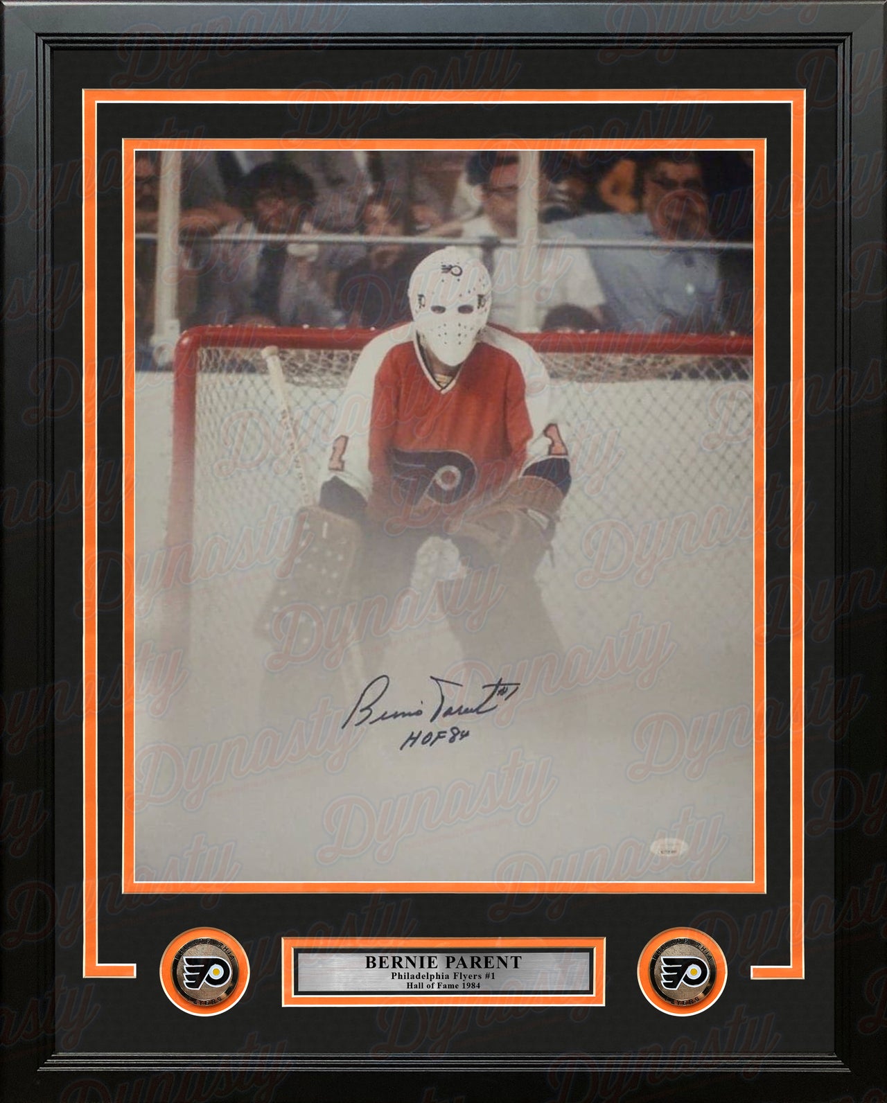 Autographed Bernie Parent 2006-07 Upper Deck Artifacts Philadelphia Flyers  card #128 - Main Line Autographs