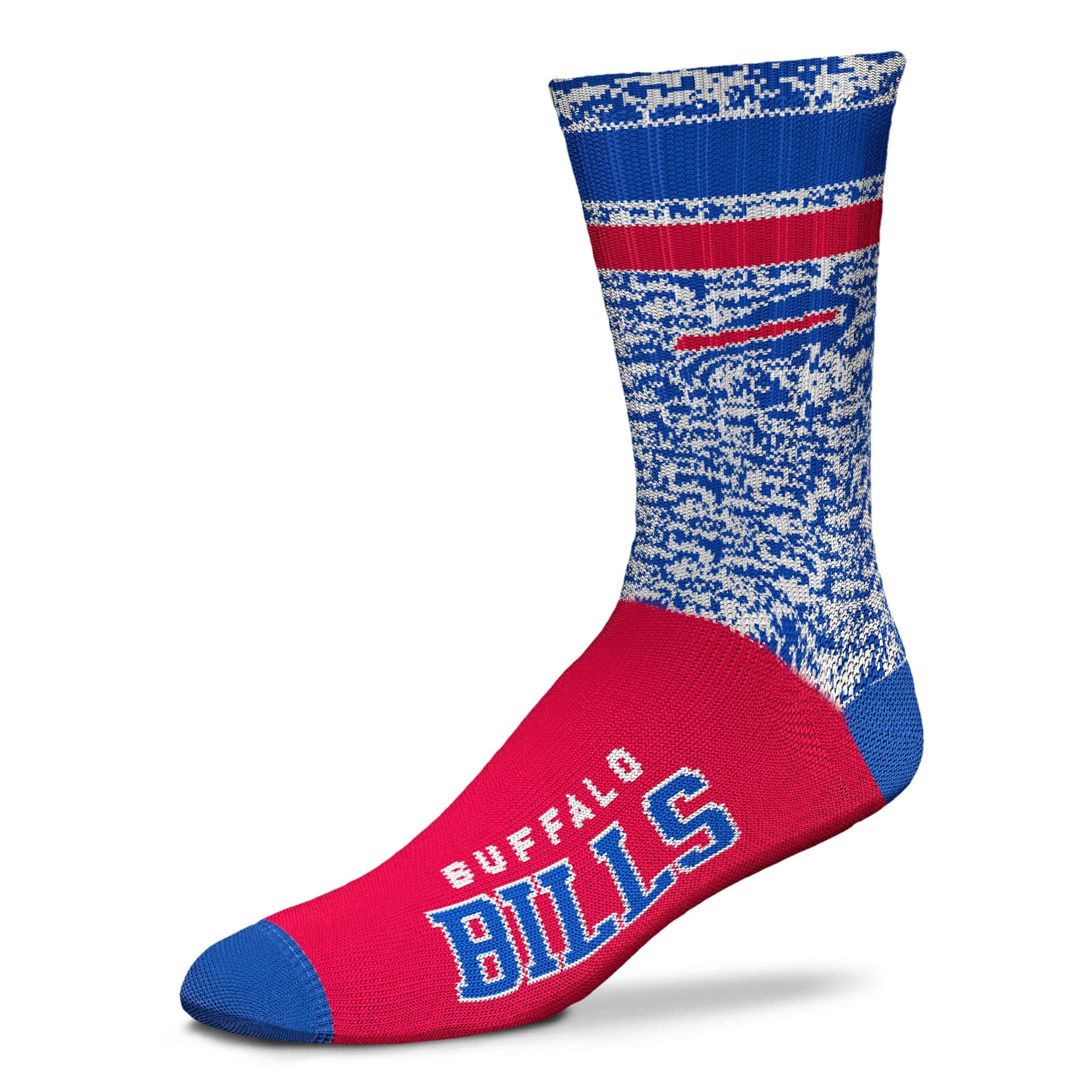 Buffalo Bills Men's 4 Stripe Retro Deuce Socks | Dynasty Sports & Framing