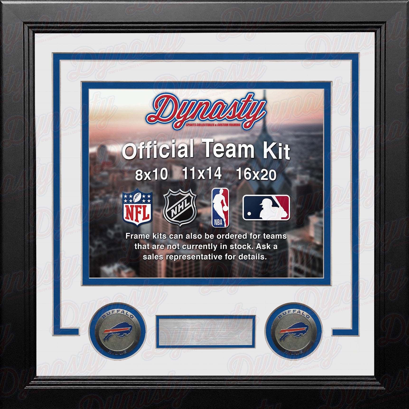 Buffalo Bills Finished Diamond Art With Frame 