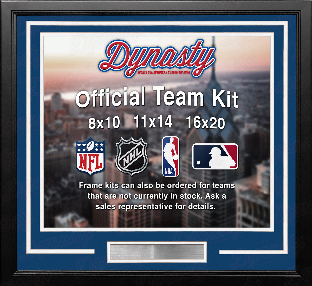 Los Angeles Rams Custom NFL Football 11x14 Picture Frame Kit