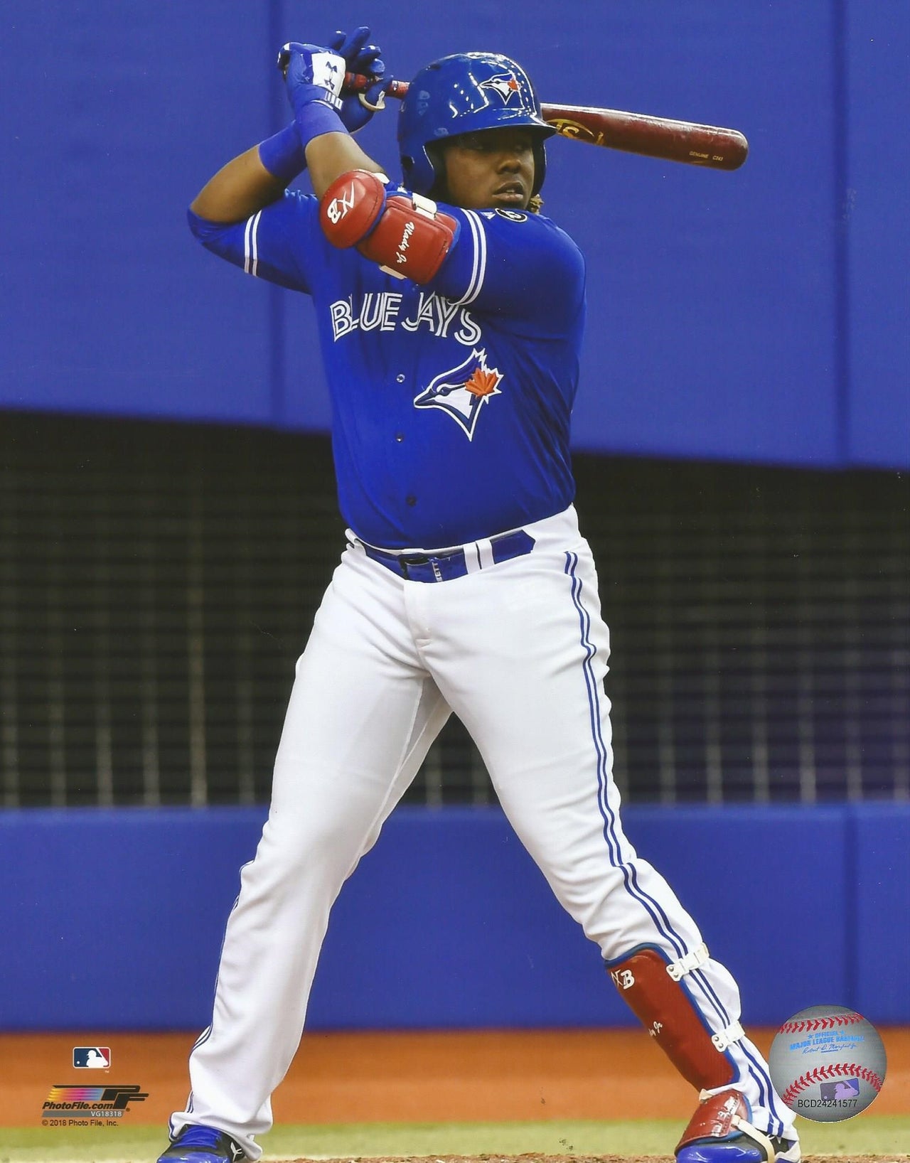Vladimir Guerrero Jr. Toronto Blue Jays Unsigned Home Run Derby Batting Photograph