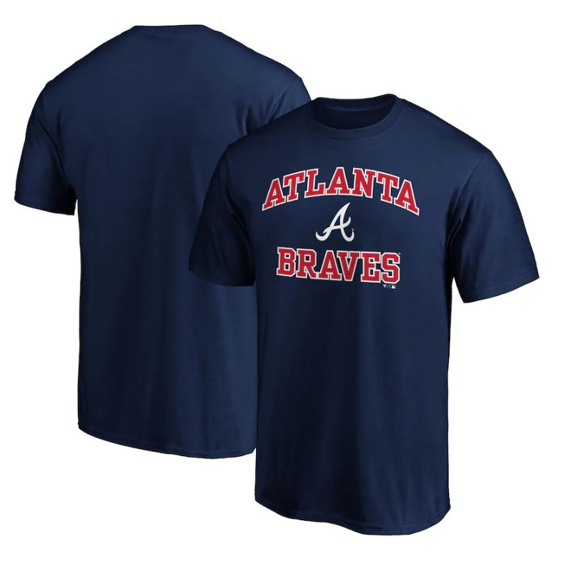 Atlanta Braves Heart & Soul T-Shirt - Navy Blue | Dynasty Sports & Framing