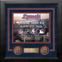 MLB Baseball Photo Picture Frame Kit - Houston Astros (Brick Red Matting,  Gold Trim)