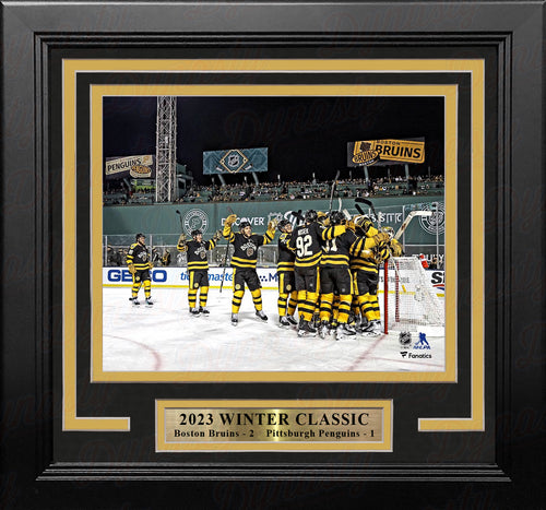 Boston Bruins 2023 Winter Classic Champions Team Celebration 8 x 10  Hockey Photo - Dynasty Sports & Framing