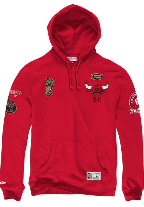 Shop Mitchell & Ness Chicago Bulls City Collection Hoodie  FPHD4987-CBUYYPPPBLCK black | SNIPES USA