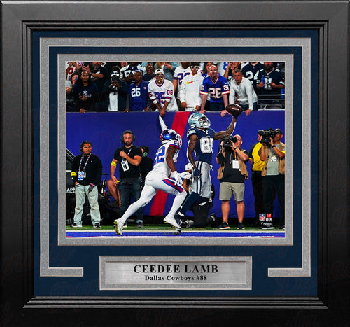 CeeDee Lamb Signed Framed 8x10 Dallas Cowboys Touchdown Photo Fanatics –  Super Sports Center