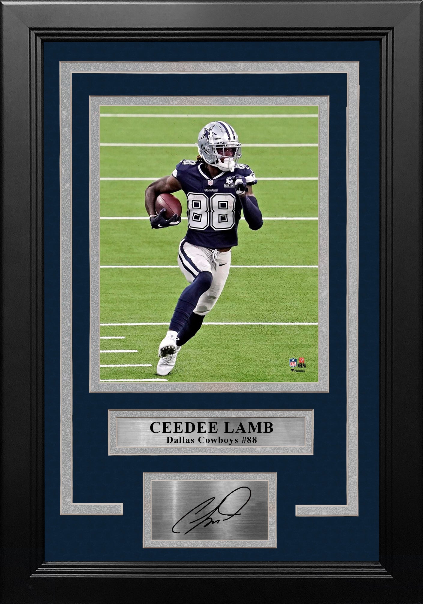 CeeDee Lamb in Action Dallas Cowboys 8 x 10 Framed Football Photo with  Engraved Autograph - Dynasty Sports & Framing