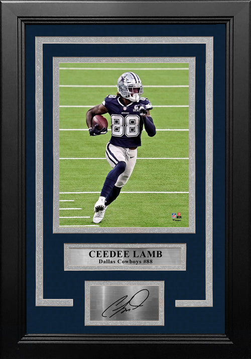 CeeDee Lamb Dallas Cowboys Autographed 8 x 10 Vertical Running Photograph  - Autographed NFL Photos