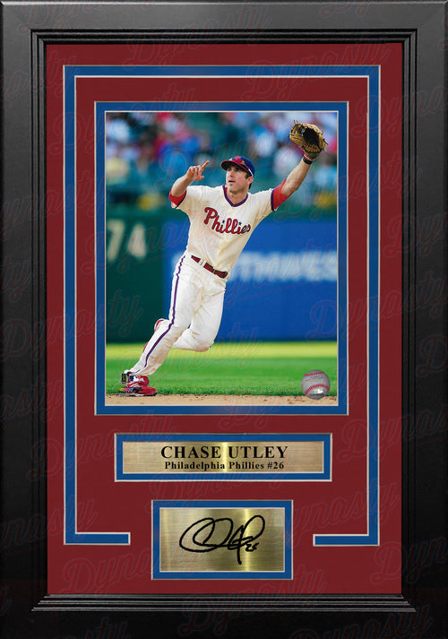 Framed Chase Utley Philadelphia Phillies Facsimile Laser Engraved Signature  Baseball 15x12 3 Photo Collage - Hall of Fame Sports Memorabilia