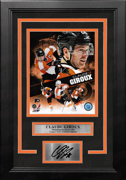 Claude Giroux 1000th Game Philadelphia Flyers Framed Photo with Engraved  Autograph & Ticket