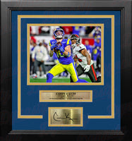 Matthew Stafford & Cooper Kupp LA Rams Super Bowl LVI Framed Photo Collage  with Engraved Signatures