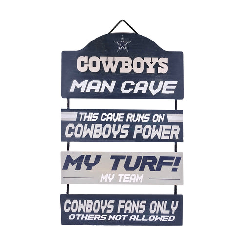 Best Dad Sign Man Cave Dallas Cowboys, Fan Creations, Wood