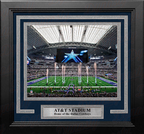 AT&T Stadium Print, Artist Drawn Football Stadium, Dallas Cowboys Football  – fine-art-print – 8-x-8