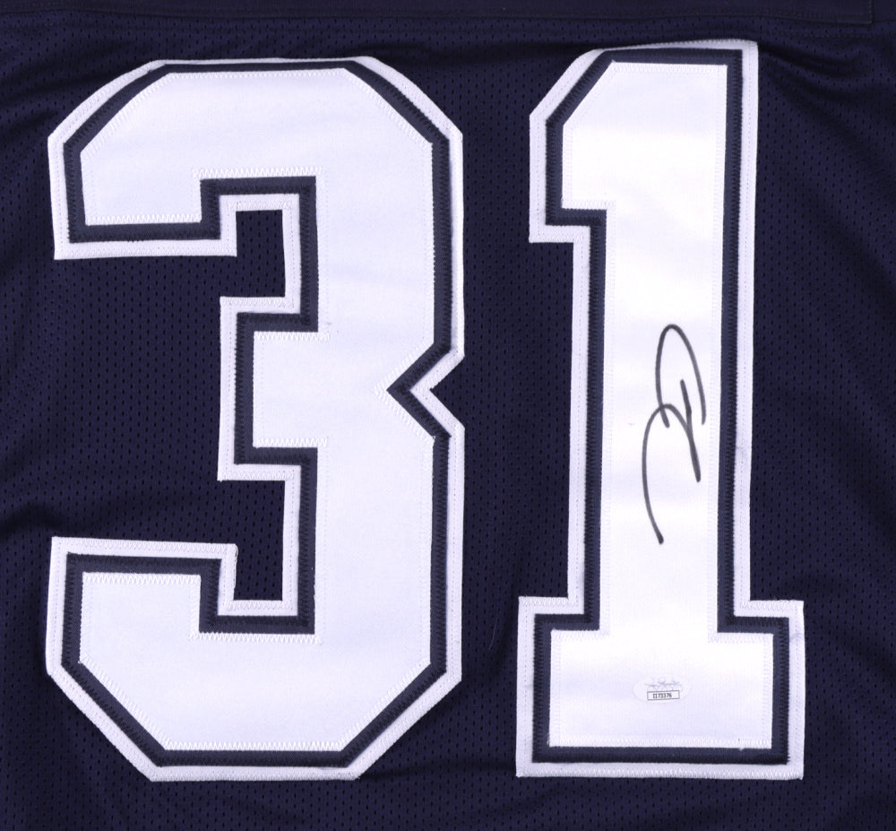 Autographed/Signed Trevon Diggs Dallas White Football Jersey JSA COA
