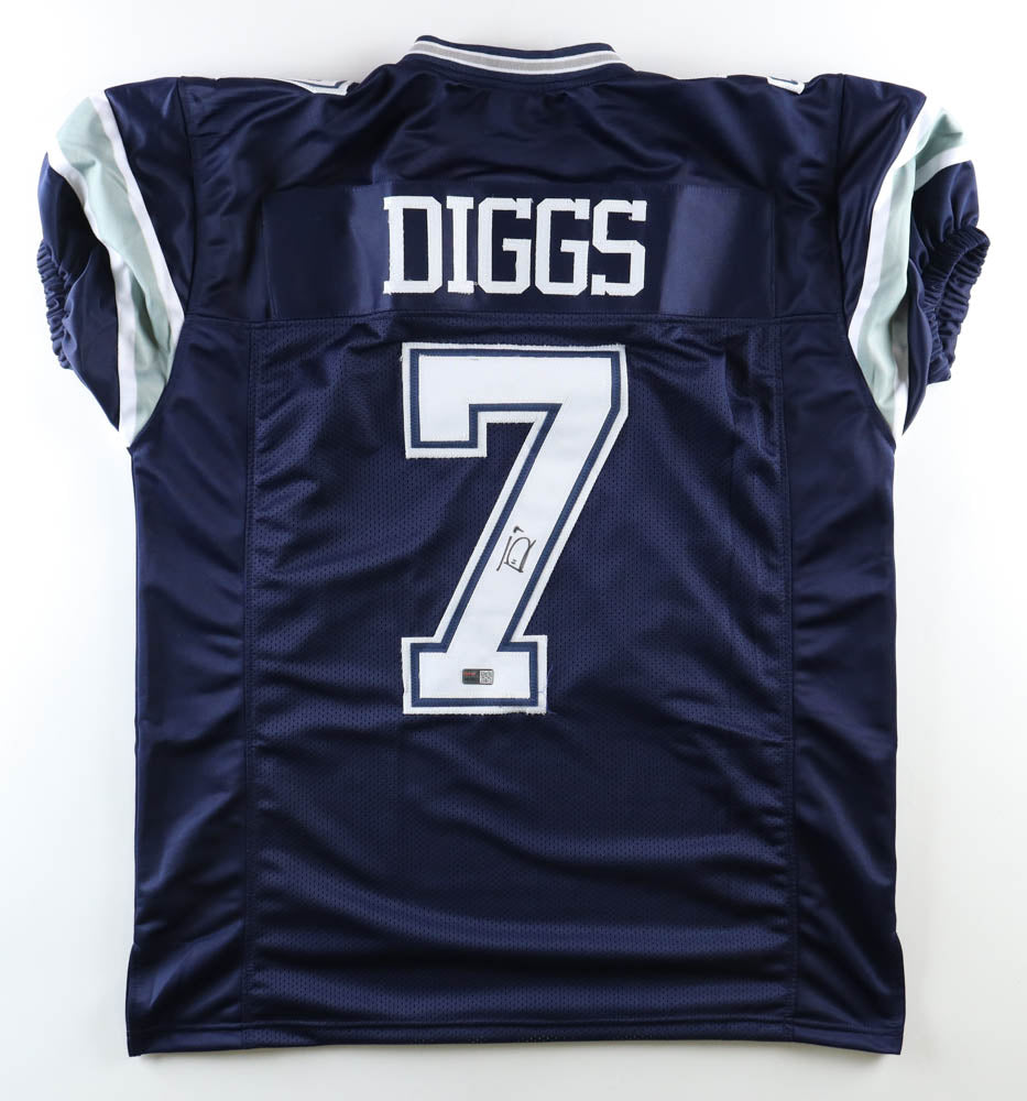 Framed Autographed/Signed Trevon Diggs 33x42 Dallas White Football Jersey  JSA COA at 's Sports Collectibles Store