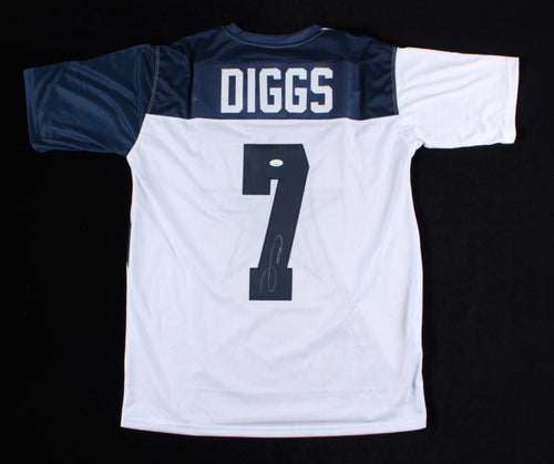 TREVON DIGGS AUTOGRAPHED CUSTOM DALLAS COWBOYS BLUE JERSEY JSA AUTHENTICATED