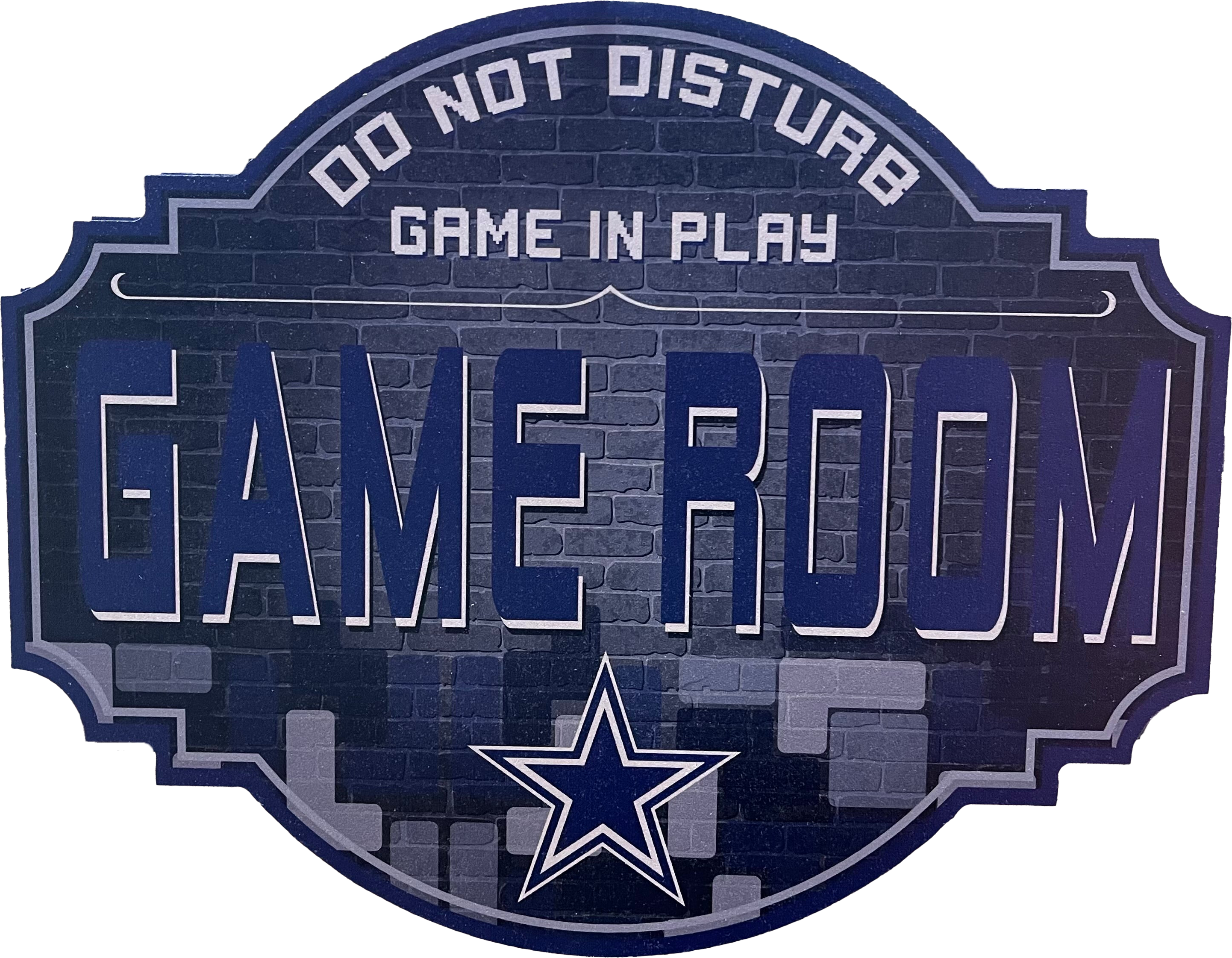 Dallas Cowboys Football and My Dog Wooden Sign - Dynasty Sports & Framing