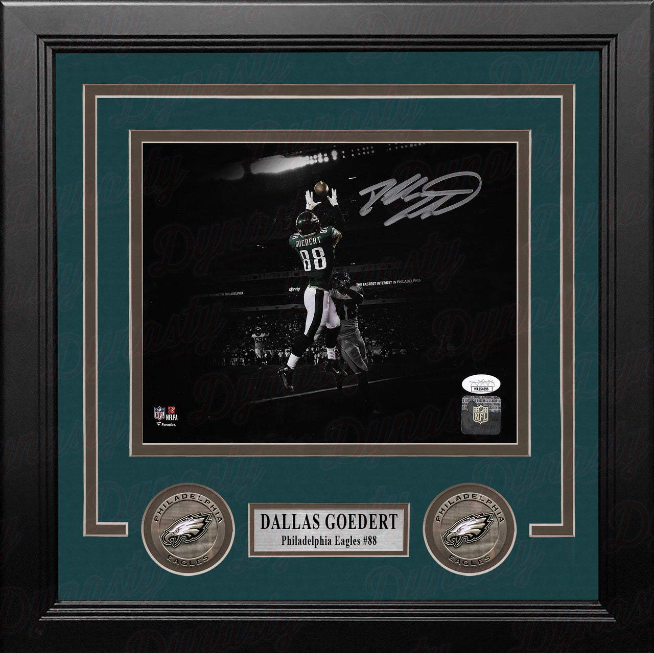 Dallas Goedert Philadelphia Eagles Fanatics Authentic Framed 15 x 17  Player Panel Team Collage