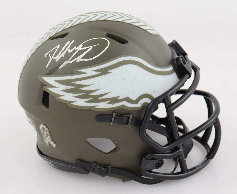 Haason Reddick Signed Eagles Mini Helmet (Beckett) Philadelphia Pro Bo –