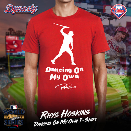 Rhys Hoskins Philadelphia Phillies Player Silhouette Signature Shirt -  Limotees