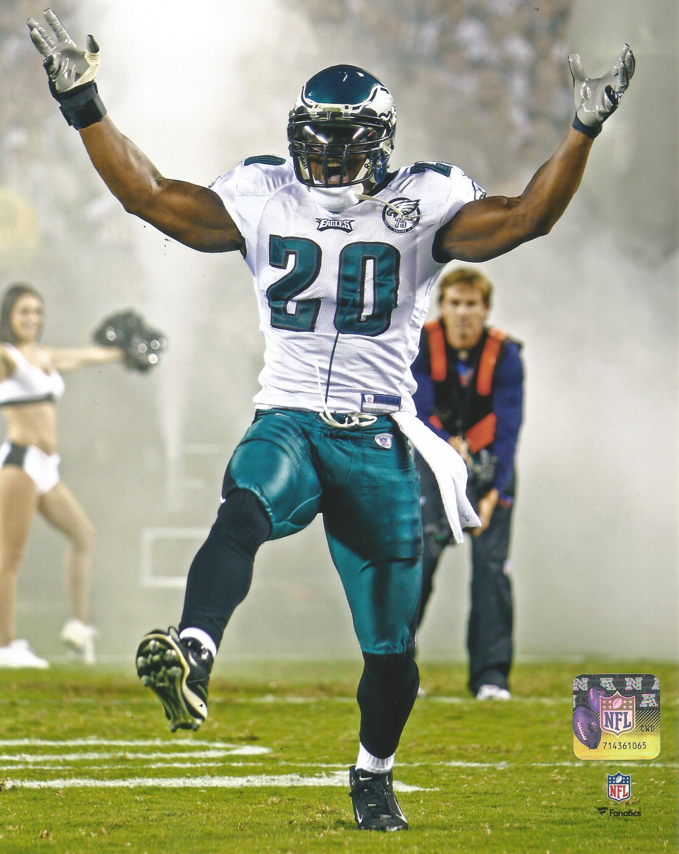 Brian Dawkins Smoke Entrance Philadelphia Eagles Football Photo