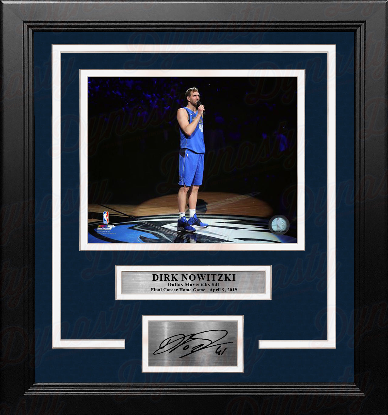 Dirk Nowitzki Dallas Mavericks Final Career Home Game NBA