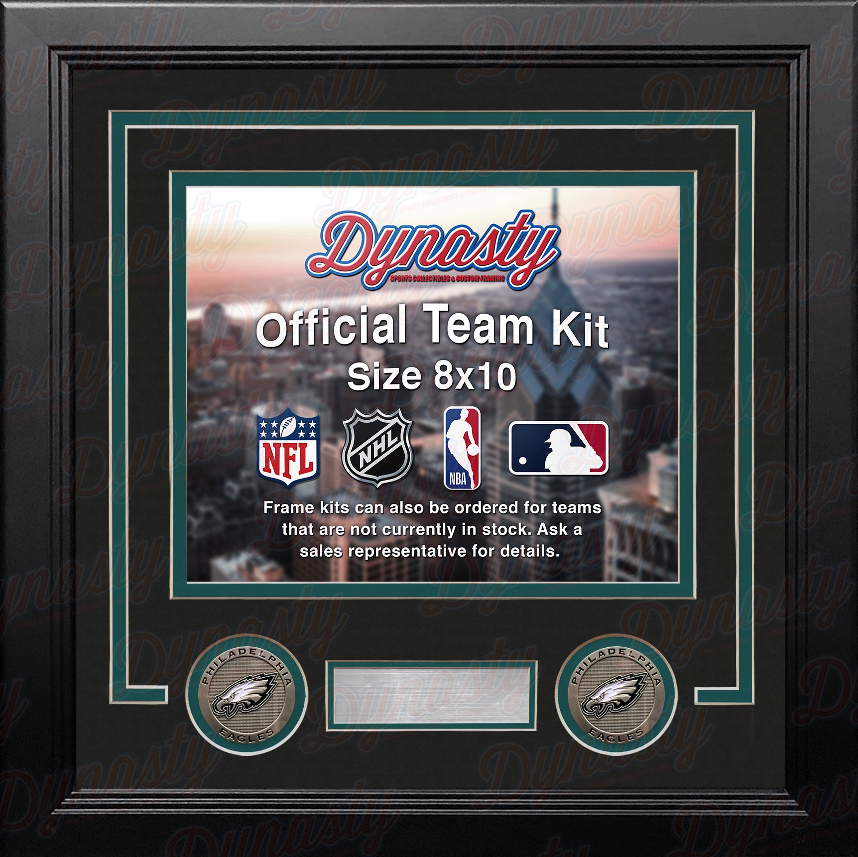 Philadelphia Eagles 8'' x 10'' Deluxe Horizontal Photograph Frame