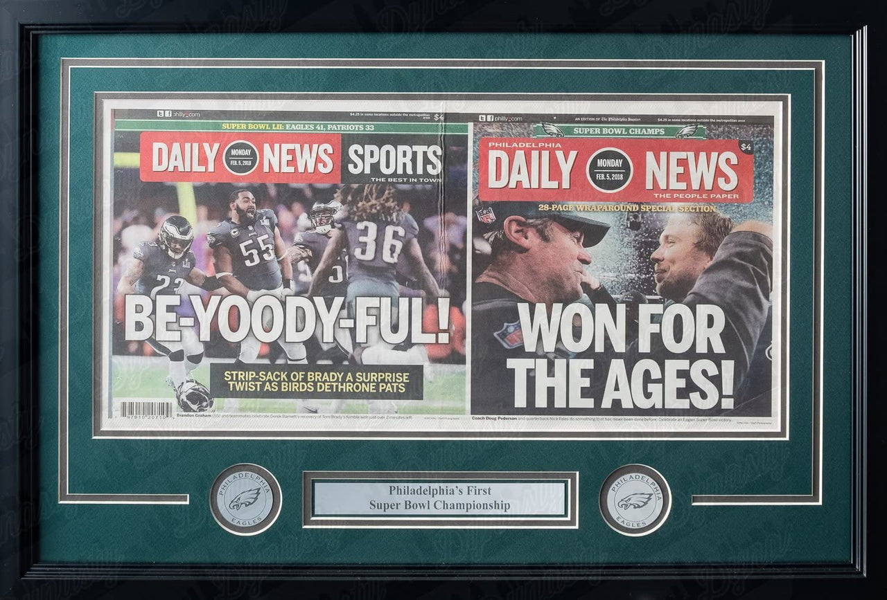 2022 Champion Super Bowl LA Rams Poster Framed Front Page Newspaper Print -  Teeholly