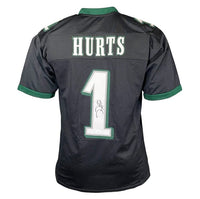 Jalen Hurts Signed 35 x43 Framed Philadelphia Eagles Custom Jersey