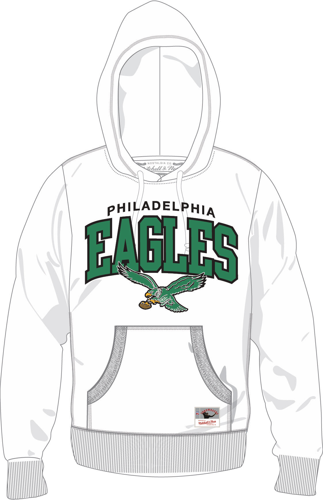 Philadelphia Eagles Mitchell & Ness Winning Time Sweatshirt - Dynasty  Sports & Framing