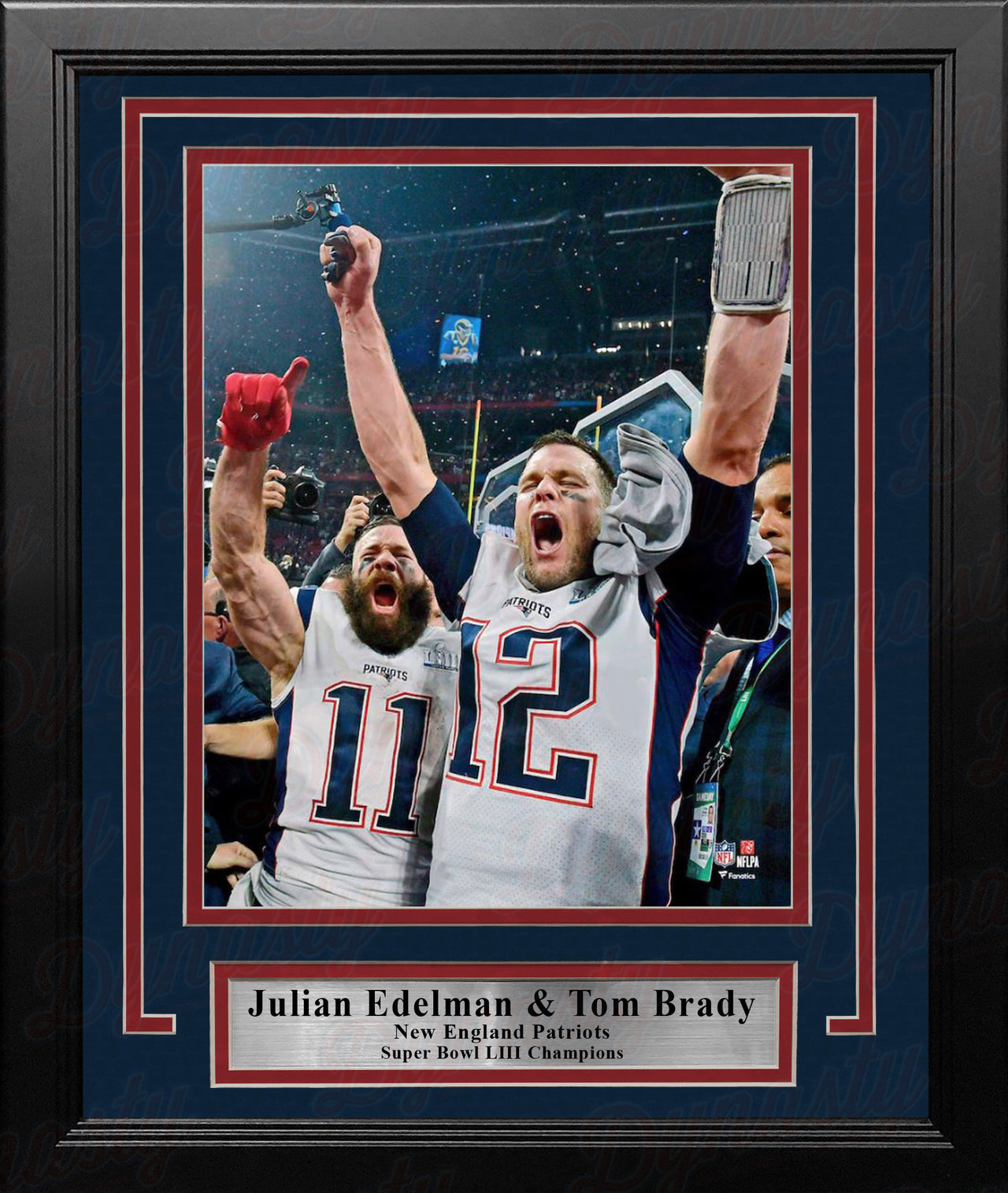 Tom Brady Rob Gronkowski Patriots LASER ENGRAVED Autographed Framed 8x10  Photo at 's Sports Collectibles Store