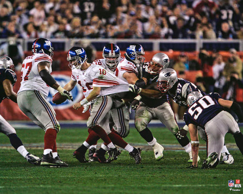 Eli Manning Super Bowl XLII Escape New York Giants 8