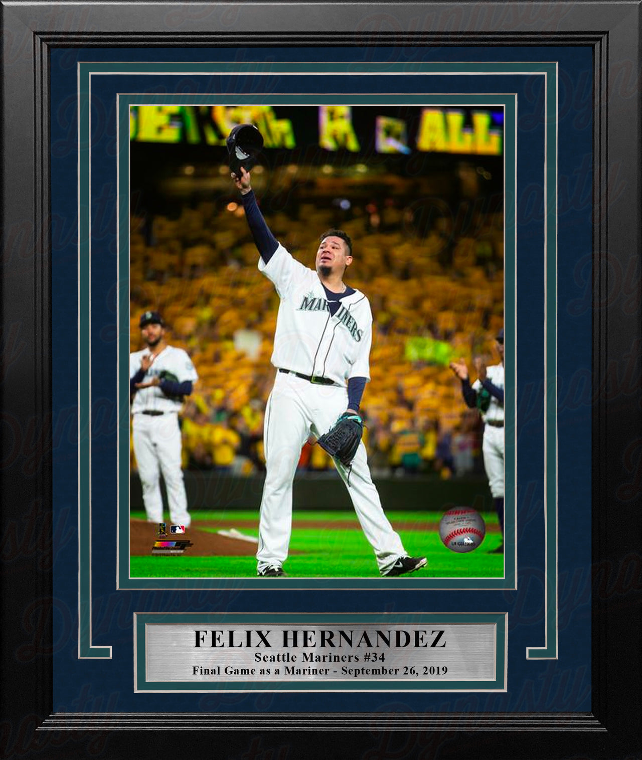 Felix Hernandez Autographed Framed 16x20 Photo Seattle Mariners