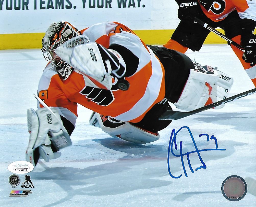 Framed Carter Hart Philadelphia Flyers Autographed Black Alternate Fanatics  Breakaway Jersey