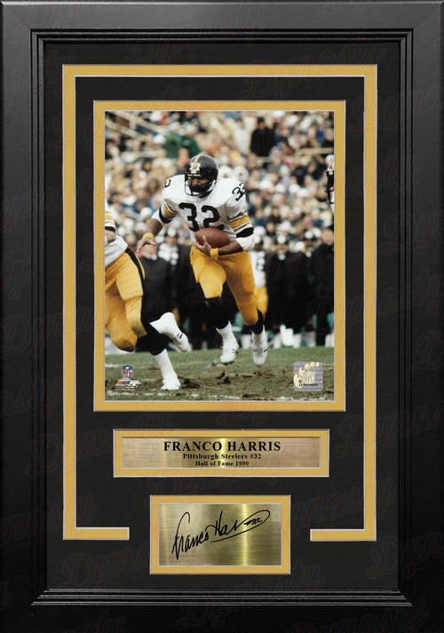 Franco Harris Pittsburgh Steelers Autographed Framed Jersey