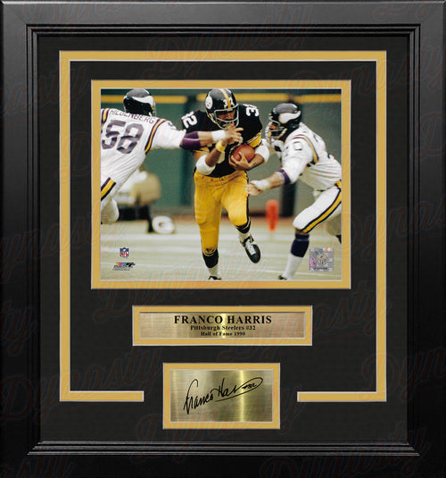 Franco Harris v. Vikings Pittsburgh Steelers 8 x 10 Framed Photo with  Engraved Autograph - Dynasty Sports & Framing