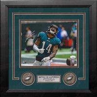 Kenneth Gainwell v. Cowboys Philadelphia Eagles Autographed Framed Football  Photo - Dynasty Sports & Framing