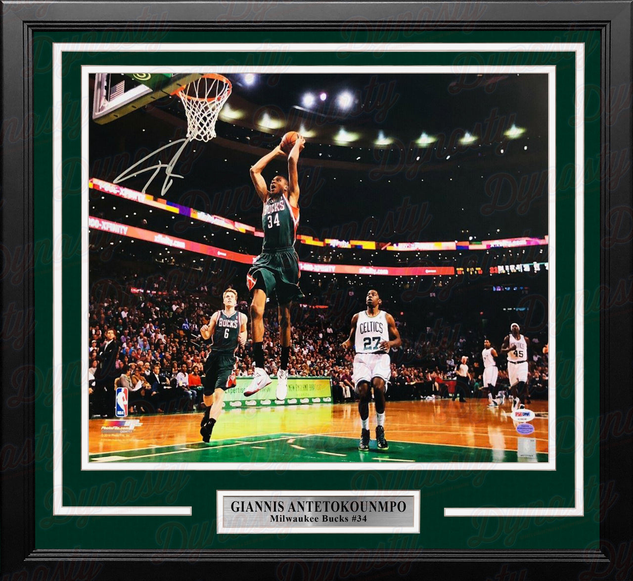 Giannis Antetokounmpo Milwaukee Bucks Signed Autographed 16X20 Photo LE of  34