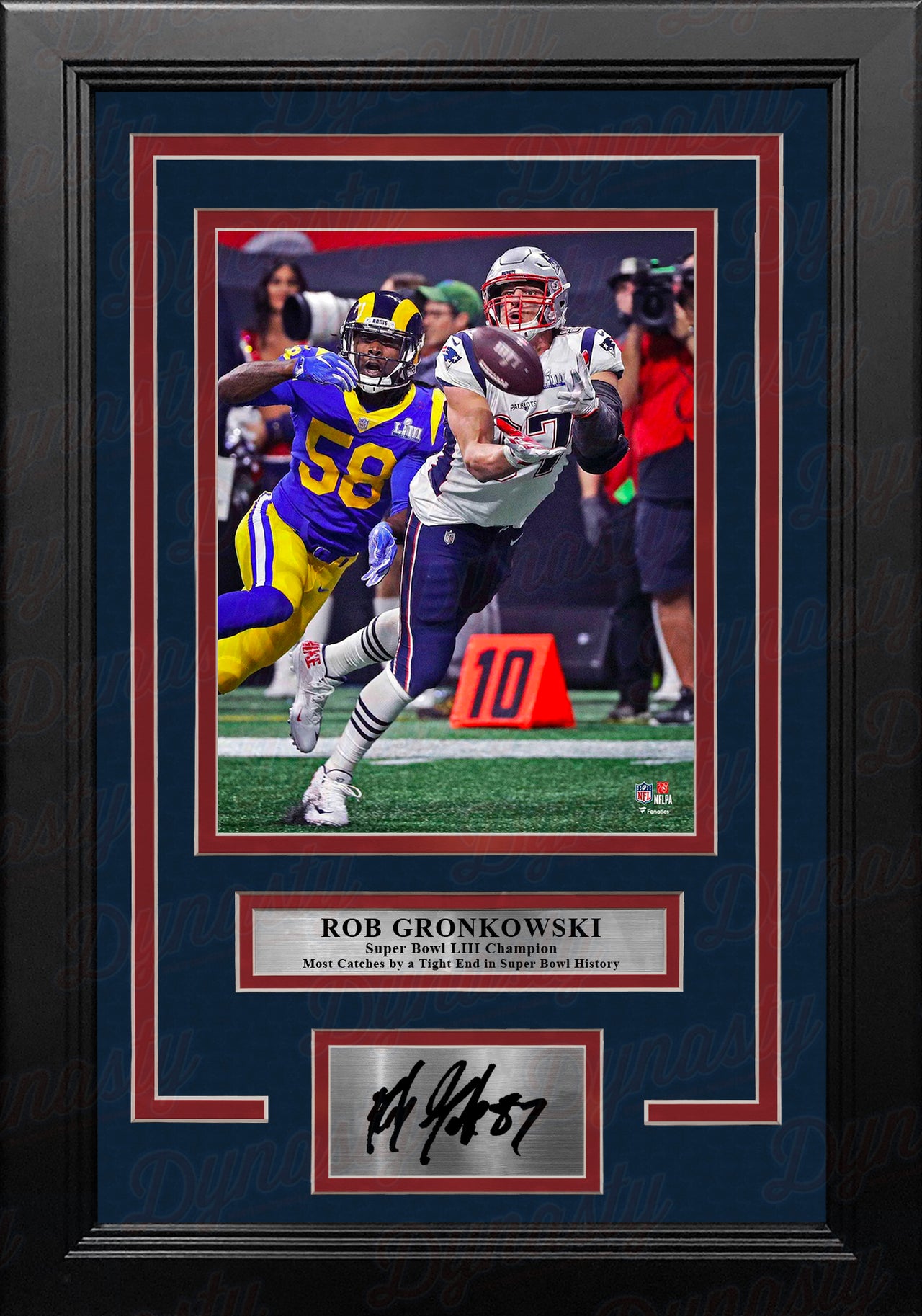 Tom Brady & Rob Gronkowski Super Bowl LV Champions Tampa Bay Buccaneers 8  x 10 Football Photo - Dynasty Sports & Framing