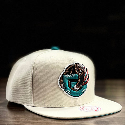 Vancouver Grizzlies Mitchell & Ness Team Two-Tone 2.0 Hardwood Classics  Throwback Snapback Hat