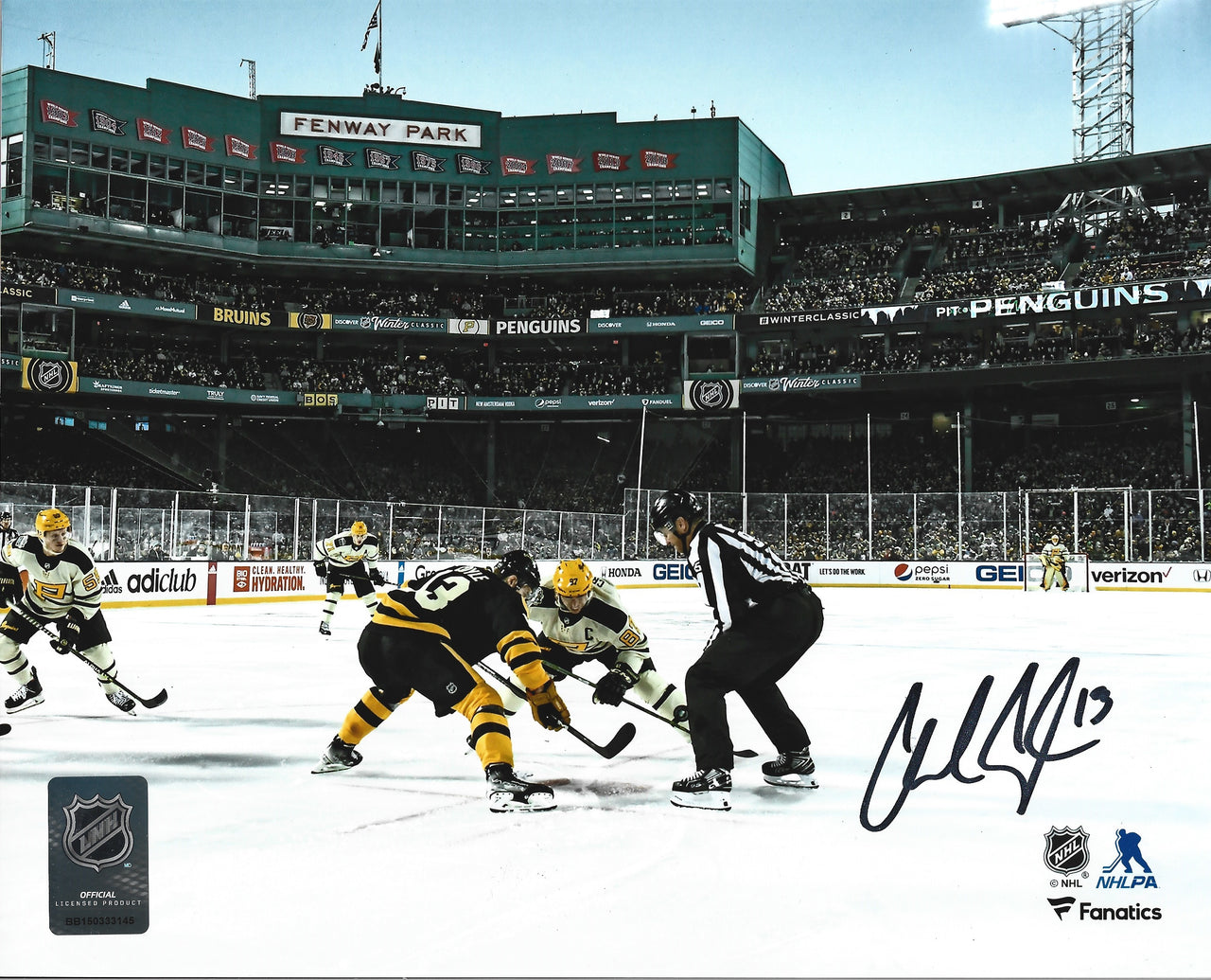 Charlie Coyle Boston Bruins Autographed Custom White style jerseys