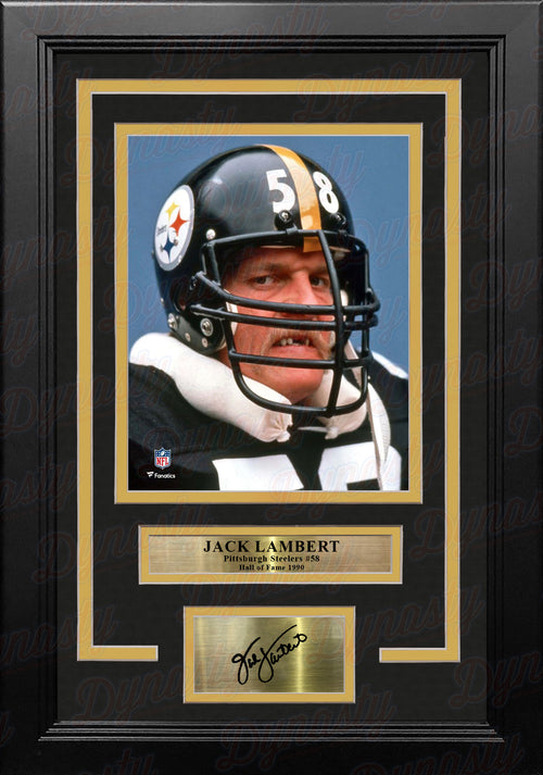 Jack Lambert Pittsburgh Steelers Corning Art 12x16 LE 