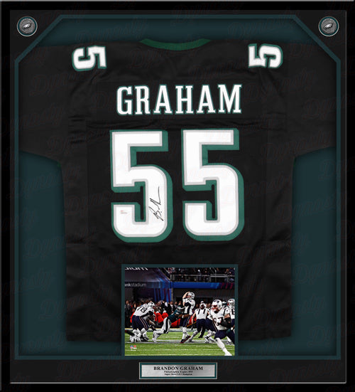 Brandon Graham Signed (Black) Jersey (JSA)